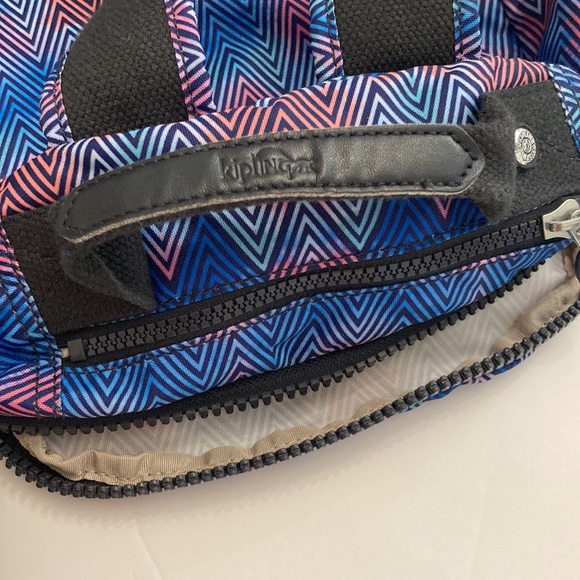 Kipling Ridge medium printed backpack zesty lines - Picture 11 of 14